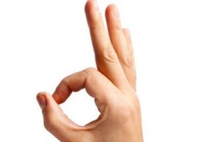 Finger ring for penis enlargement exercises